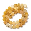 Natural Topaz Jade Beads Strands G-C159-B02-01-3