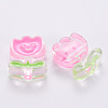 Transparent Acrylic Beads MACR-S374-03A-01-2