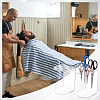 6-Hole Acrylic Scissors Organizer Holder Rack ODIS-WH0329-98-5