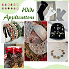 72Pcs 12 Colors Sew on Rhinestones GLAA-PH0004-08-5