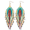 Bohemian Tassel Beaded Earrings for Women IU7226-5-1