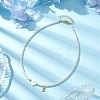 Brass Micro Pave Grade AAA Cubic Zirconia Letter Pendant Necklaces NJEW-JN04771-05-2