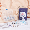 DIY Gemstone Bead Stretch Bracelets Making Kits DIY-SC0012-17-7