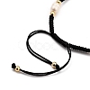 Adjustable Nylon Thread Braided Beads Bracelets BJEW-JB05384-02-3
