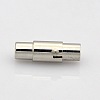 Tarnish Resistant Column 304 Stainless Steel Locking Tube Magnetic Clasps STAS-N014-25-6mm-1