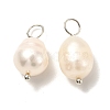 Natural Cultured Freshwater Pearl Pendants PALLOY-JF00942-03-2