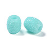 Opaque Resin European Jelly Colored Beads RESI-B025-02A-10-2