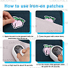 15Pcs 15 Styles Sequin Embroidery Cloth Iron On Patches DIY-CY0001-11-5