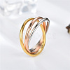 Stainless Steel Trinity Interlocking Finger Rings FS-WG6D755-01-1