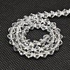 Imitate Austrian Crystal Bicone Glass Beads Strands GLAA-F029-6x6mm-13-2