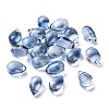 Transparent Glass Charms GGLA-M004-05B-06-1