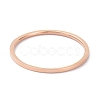1mm Polished Plain Dome Finger Ring for Girl Women RJEW-C012-02G-RG-1