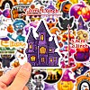 Hallowmas 50Pcs Self-Adhesive Stickers PW-WG19CA1-01-3