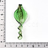 Handmade Gold Sand Lampwork Big Pendants LAMP-T023-09C-3