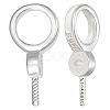 10Pcs 925 Sterling Silver Cup Peg Bails STER-BBC0001-50-1
