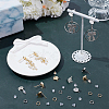 DIY Square & Hexagon Brass Stud Earring Making Kits DIY-AR0004-44-4
