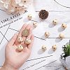 50Pcs Natural Wood Beads WOOD-FG0001-15B-3