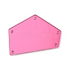 Translucent Acrylic Connector Charms MACR-G065-10A-01-1