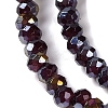 Baking Electroplate Glass Beads Strands DGLA-A039-J2MM-B22-3