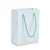 White Paper Gift Tote Bags with Handles ABAG-K004-02-3