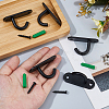 10Pcs Stainless Steel Heavy Duty Ceiling Hooks with Iron Screws and Plastic Anchors STAS-FH0002-54EB-3