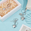 3Pcs 3 Styles Alloy Keychains KEYC-PH0002-36-4