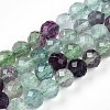 Natural Fluorite Beads Strands G-S345-6mm-31-1