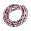 Opaque Solid Color Glass Beads Strands GLAA-ZX008-4mm-18S-2