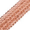 Transparent Glass Beads Strands GLAA-Q114-01A-A03-1