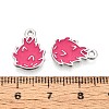 Fruit Alloy Enamel Charms PALLOY-S058-01P-06-3