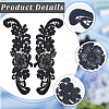 Sew on Flower Appliques PATC-WH0005-46A-6