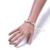 Adjustable Cowrie Shell Braided Bead Bracelets BJEW-JB04272-6
