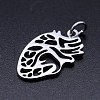 Non-Tarnish 201 Stainless Steel Pendants STAS-T046-JA352-1-2