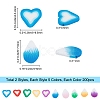 2000Pcs 10 Styles Handmade Polymer Clay Cabochons CLAY-SC0001-14-2