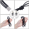 Rubber Rhinestone Shoelaces AJEW-WH0752-498E-3