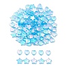 100Pcs 2 Style Eco-Friendly Transparent Acrylic Beads TACR-YW0001-86B-1