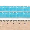 Baking Plating Glass Beads Strands X1-GLAA-H036-01G-3