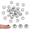 25Pcs 304 Stainless Steel European Beads STAS-GA0001-92-1