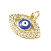 Brass Micro Pave Cubic Zirconia Pendants KK-H255-02B-G01-2