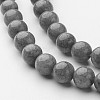 Natural Mashan Jade Round Beads Strands X-G-D263-8mm-XS29-2