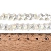 Electroplate Glass Beads Strands EGLA-Q135-04A-A08-4