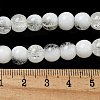 Crackle Glass Beads Strands GLAA-U001-8mm-07-4