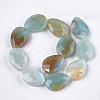 Natural Flower Amazonite Beads Strands X-G-S354-01-2
