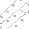 304 Stainless Steel Bar Link Chains CHS-G043-07C-P-1
