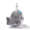 PP Cotton Mini Animal Plush Toys Dolphin Pendant Decoration HJEW-C002-01B-2
