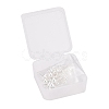 30Pcs 3 Size 304 Stainless Steel Ball Stud Earring Post STAS-LS0001-06S-7