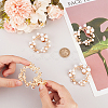 4Pcs Alloy Rhinestone Shoe Decorations FIND-GF0006-58-3