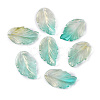 Handmade Transparent Czech Lampwork Pendants LAMP-YW0001-15A-2