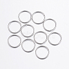 Tarnish Resistant 304 Stainless Steel Open Jump Rings X-STAS-P151-05-1