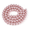 Glass Pearl Beads Strands HY-G002-01C-14-5